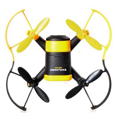 Квадрокоптер JXD 512W yellow 90мм WiFi камера (45096)