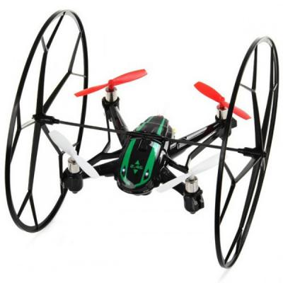 Квадрокоптер Lian Sheng Planet 3в1 2,4 GHz 125мм бортовая 2мп видеокамера 3.7V 450mA (R22975 Black/Green)