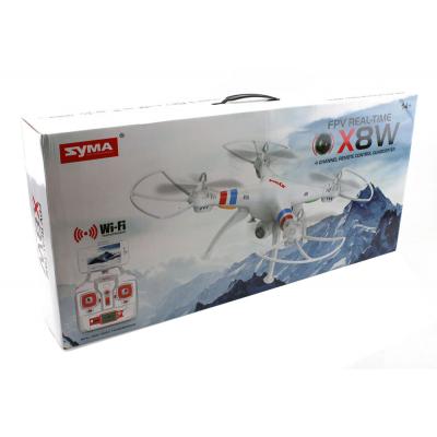 Квадрокоптер Syma X8W Black FPV 50см WiFi камера 2МП, RTF (44013)