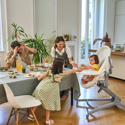 Ліжечко Chicco Колиска для новонародженого 5 в 1 Baby Hug Pro, білий (87076.14)