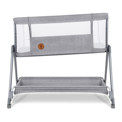 Ліжечко Lionelo приставне Luna Grey Concrete (LO-LUNA GREY CONCRETE)