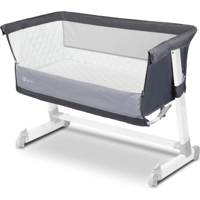 Ліжечко Lionelo приставне Theo Dark Grey (LO-THEO DARK GREY)