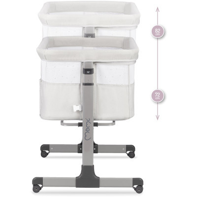 Ліжечко MoMi Revo Light grey (LOZE00022)