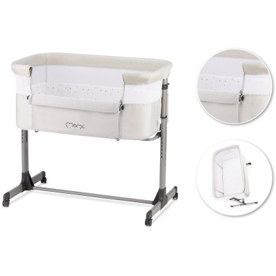Ліжечко MoMi Revo Light grey (LOZE00022)