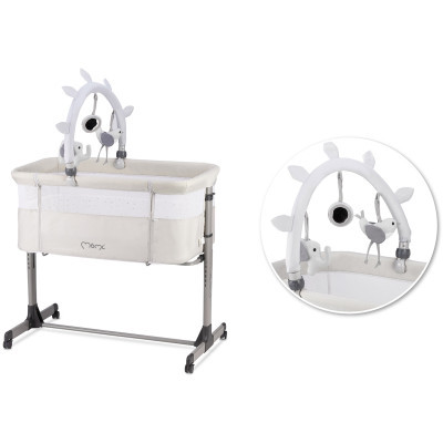 Ліжечко MoMi Revo Light grey (LOZE00022)