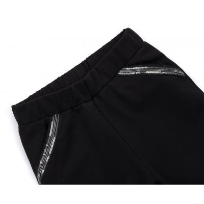 Лосины Breeze с декоративными молниями (9956-140G-black)