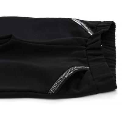Лосины Breeze с декоративными молниями (9956-164G-black)