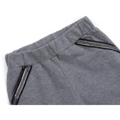 Лосины Breeze с декоративными молниями (9956-164G-gray)