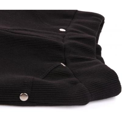 Лосины Breeze в рубчик с карманчиком (9842-122G-black)