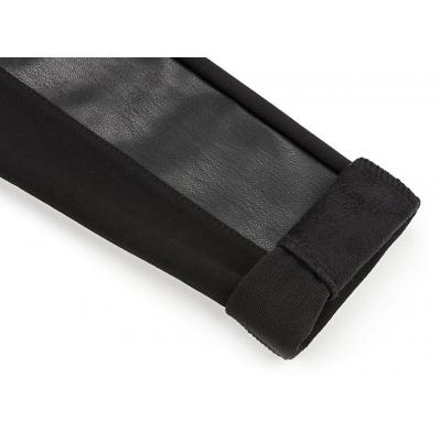 Лосины Lovetti с кожаными вставками (5181-116G-black)
