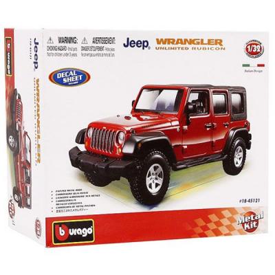 Машина Bburago JEEP WRANGLER UNLIMITED RUBICON (18-45121)
