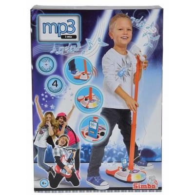 Музична іграшка Simba Мікрофон на стійці з роз'ємом для МР3-плеєра та світловими е (6837816)