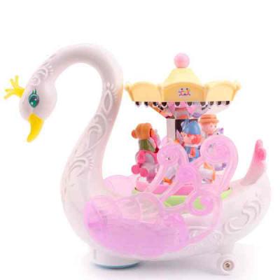 Музыкальная игрушка Huile Toys Лебедь-карусель (536)