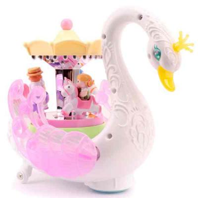 Музыкальная игрушка Huile Toys Лебедь-карусель (536)