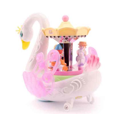 Музыкальная игрушка Huile Toys Лебедь-карусель (536)