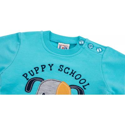 Набір дитячого одягу E&H із собачкою "PUPPY SCHOOL" (8653-74B-blue)