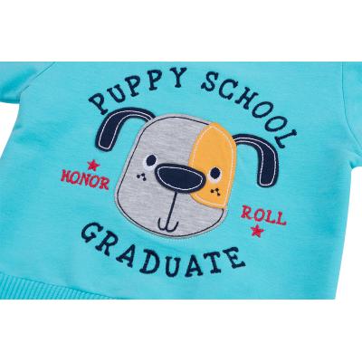 Набір дитячого одягу E&H із собачкою "PUPPY SCHOOL" (8653-74B-blue)