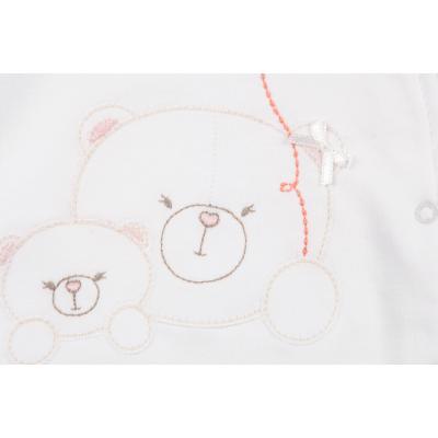 Набор детской одежды Bibaby 5 шт для девочек,с мишкой кремовый-коралловый (62036-0-3m/G-beige and coral)