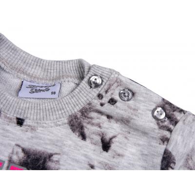 Набор детской одежды Breeze кофта и брюки серый меланж (7874-98G-gray)