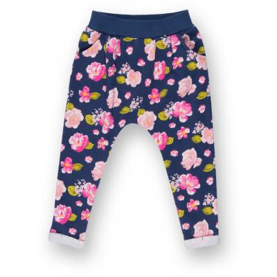 Набор детской одежды Breeze с девочкой и штанишками в цветочек (8075-86/G-pink)