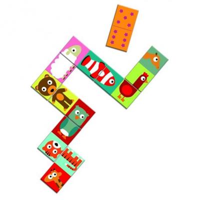 Настольная игра Djeco домино Сложи животное (DJ08165)