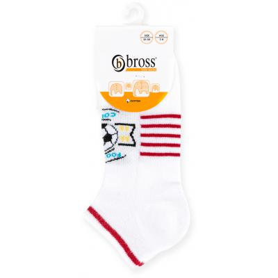 Носки Bross с футбольным мячом белые (11864-5-7B-white)