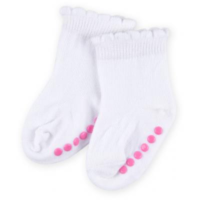 Носки Luvable Friends 3 пары нескользящие, для девочек (23080.0-6 F)