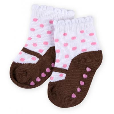 Носки Luvable Friends 3 пары нескользящие, для девочек (23117.0-6 F)