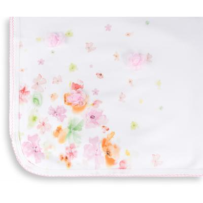 Одеяло Bibaby с нежными цветочками (64175-pink)