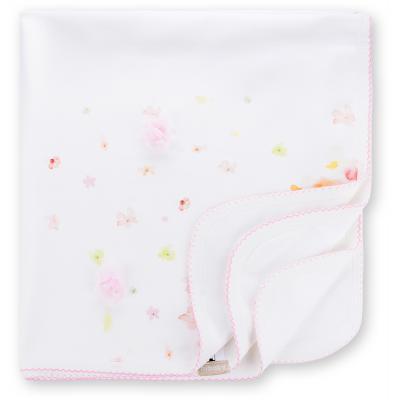 Одеяло Bibaby с нежными цветочками (64175-pink)