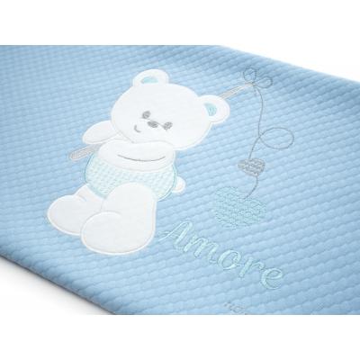 Одеяло Breeze с мишкой (64291-blue)
