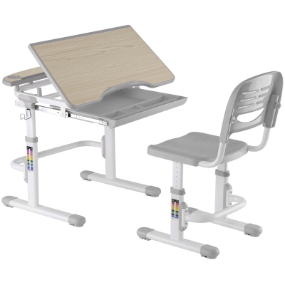 Парта зі стільцем FunDesk Sorriso Grey (515863)