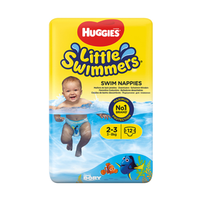 Підгузки Huggies Little Swimmer 2-3 12 шт (5029053537795)