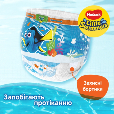 Підгузки Huggies Little Swimmer 3-4 (7-15 кг) 12 шт (36000183399)