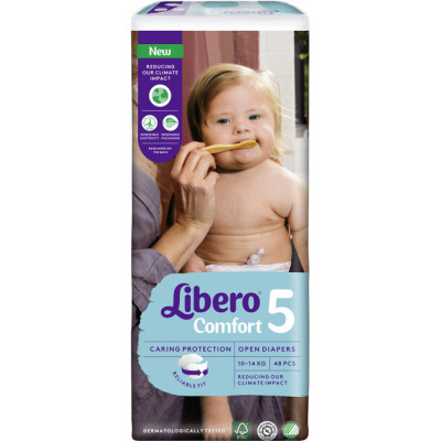 Підгузки Libero Comfort 5 10-14 кг 48 шт (7322541083797)