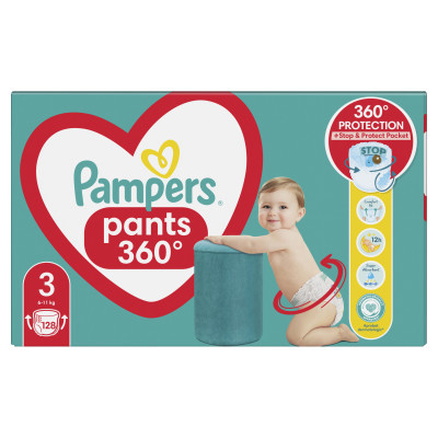 Підгузки Pampers Pants Midi Розмір 3 (6-11 кг) 128 шт. (8006540069417)