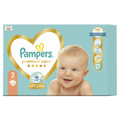 Підгузки Pampers Premium Care Midi Розмір 3 (6-10кг), 120 (4015400465461)