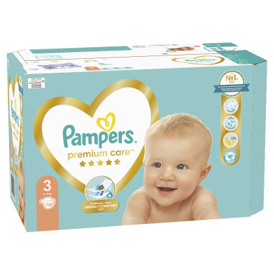 Підгузки Pampers Premium Care Midi Розмір 3 (6-10кг), 120 (4015400465461)