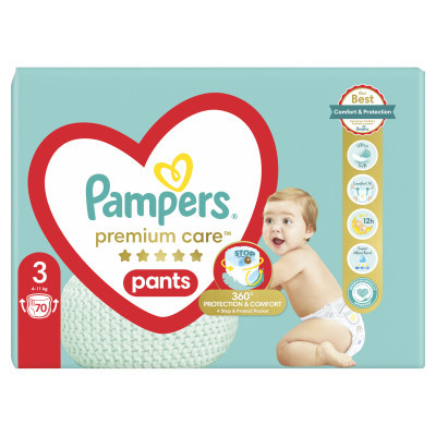 Підгузки Pampers Premium Care Pants Midi Розмір 3 70 шт (8001090759955)