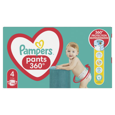 Підгузки Pampers трусики Maxi Pants Розмір 4 (9-15 кг) 108 шт (8006540069448)