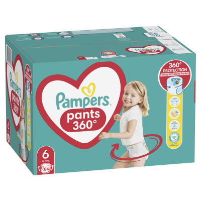 Підгузки Pampers трусики Pants Giant Розмір 6 (14-19 кг) 84 шт (8006540069530)