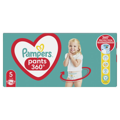 Підгузки Pampers трусики Pants Junior Розмір 5 (12-17 кг) 96 шт (8006540069509)