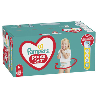 Підгузки Pampers трусики Pants Junior Розмір 5 (12-17 кг) 96 шт (8006540069509)