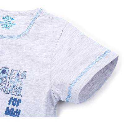 Пижама Aziz "Time for bed" (9129-1B-gray)