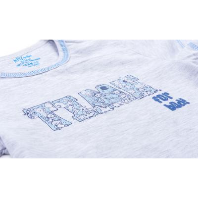 Пижама Aziz "Time for bed" (9129-1B-gray)