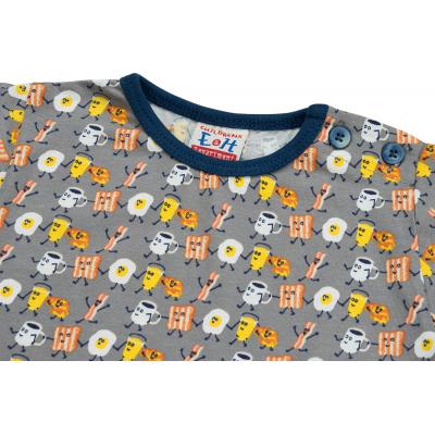 Пижама Breeze с рисунком к завтраку (1145-86B-gray)