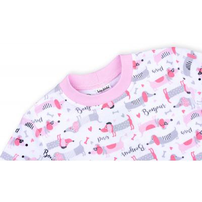 Пижама Интеркидс с таксами (1580-104G-pink)