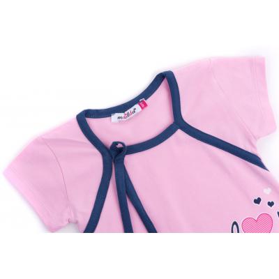Пижама Matilda и халат с мишками "Love" (7445-110G-pink)
