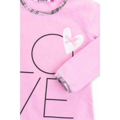 Пижама Matilda с сердечками "Love" (7585-92G-pink)