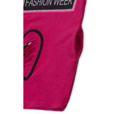 Платье Breeze "Fashion week" с сердечком (8621-110G-pink)